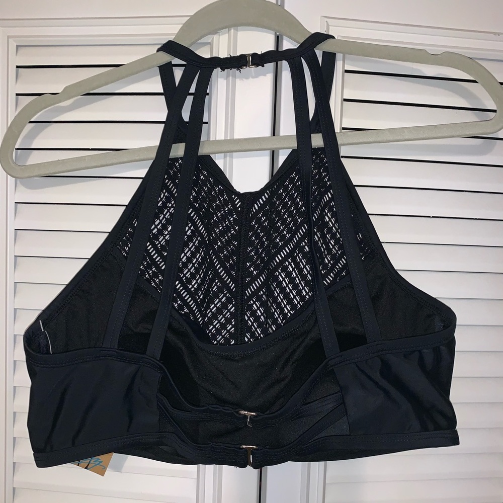 Swim Suits For All - NWT Black bikini top size 18